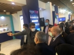 حضور رئیس مجلس شورای اسلامی درغرفه پارک علم و فناوری استان کرمانشاه